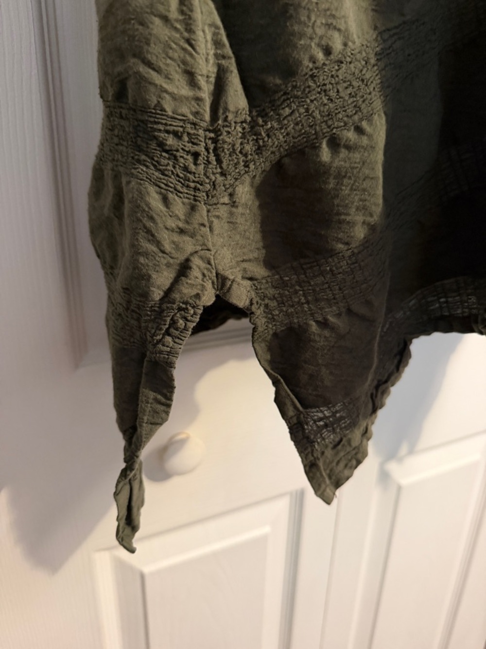 me ISSEY MIYAKE Khaki/olive Crinkle Tunic or Dress. One size - Picture 6 of 11